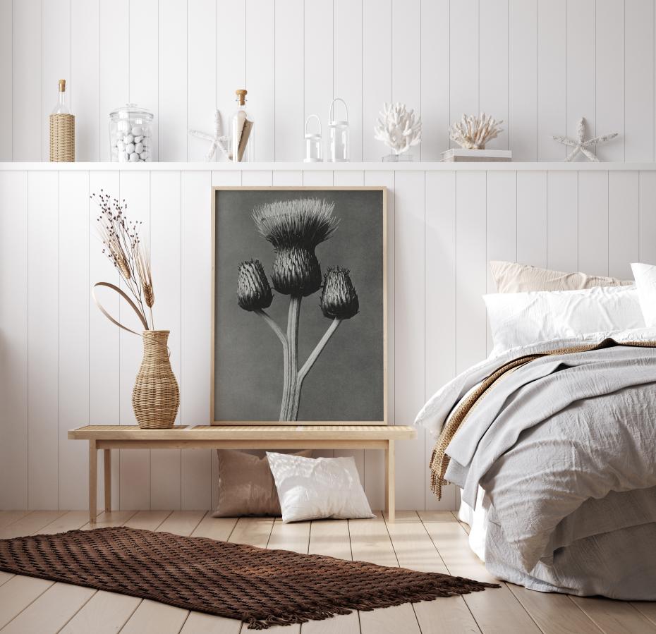 Grey Flower I Plakat