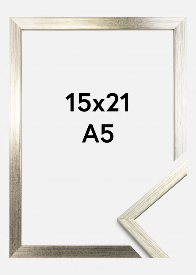Ramme Edsbyn Akrylglass Sølv 15x21 cm (A5)