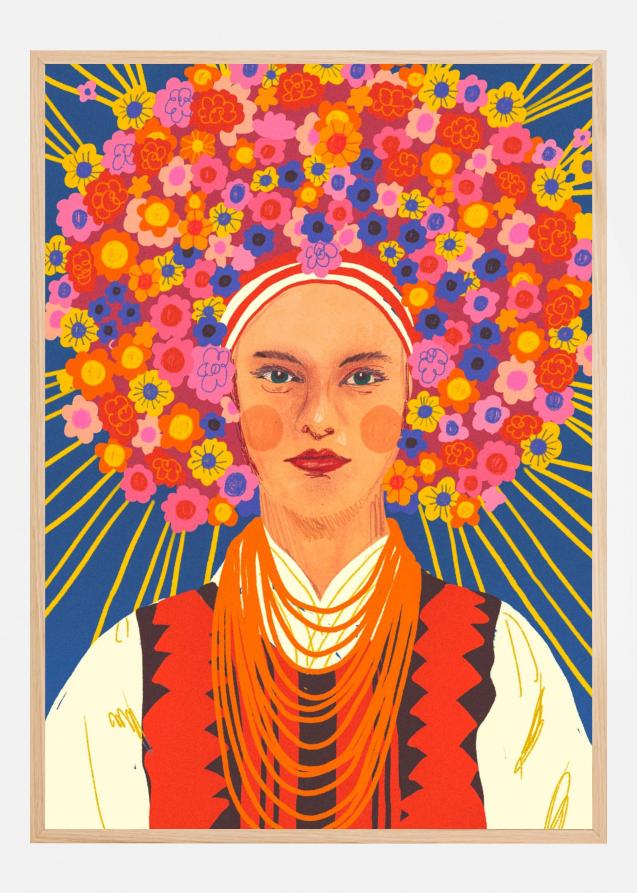 Ukrainian beauty Plakat