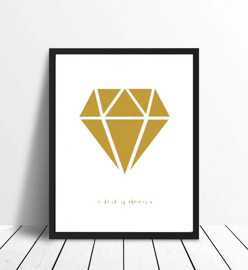 Diamant - Gull Plakat
