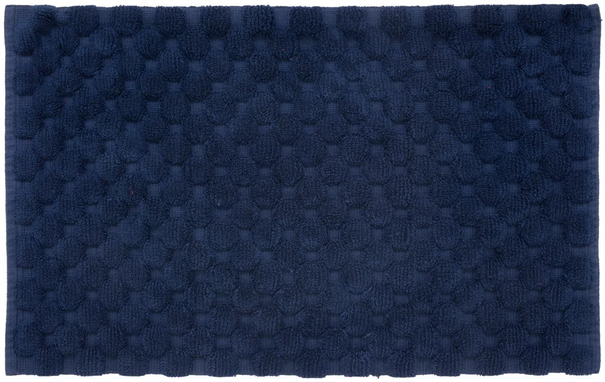 Baderomsteppe Dot - Havblå 60x100 cm