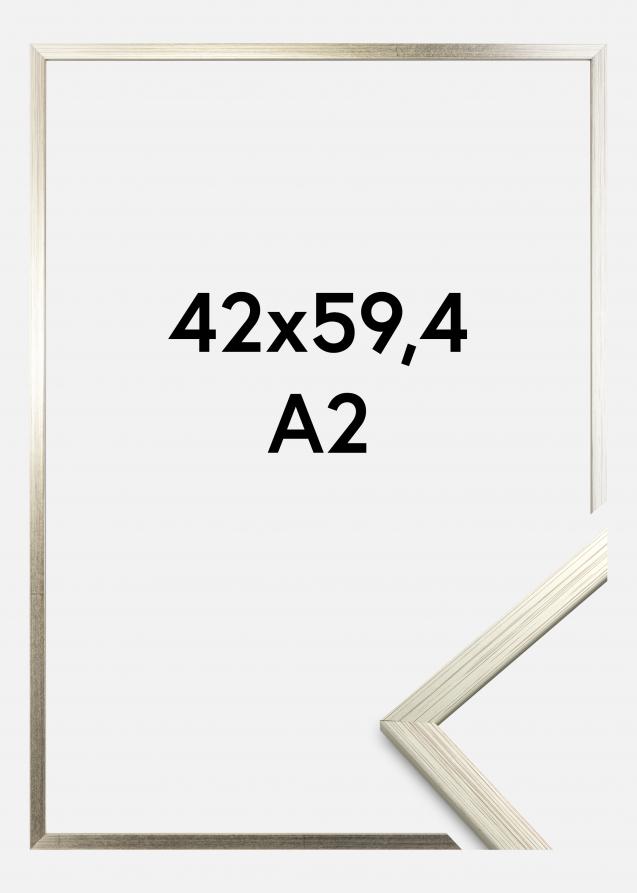 Ramme Edsbyn Akrylglass Sølv 42x59,4 cm (A2)