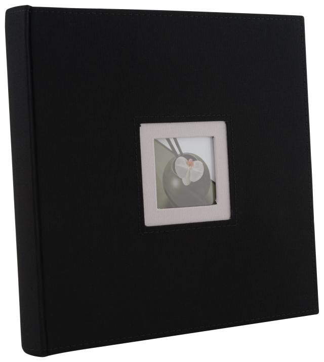 Black & White Svart - 26x25 cm (50 Sorte sider)