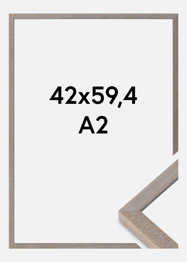 Ramme Ares Akrylglass Grå 42x59,4 cm (A2)