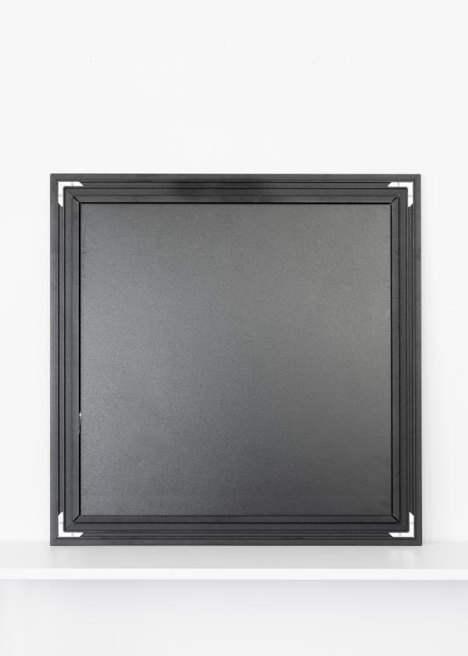 Speil View by Lassen svart 56x56 cm
