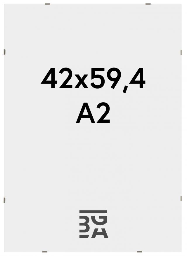 Klipsramme Matt Antirefleksglass 42x59,4 cm (A2)