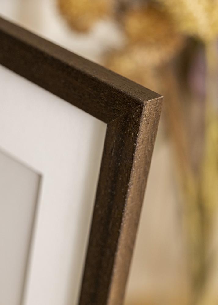Ramme Brown Wood Akrylglass 70x90 cm