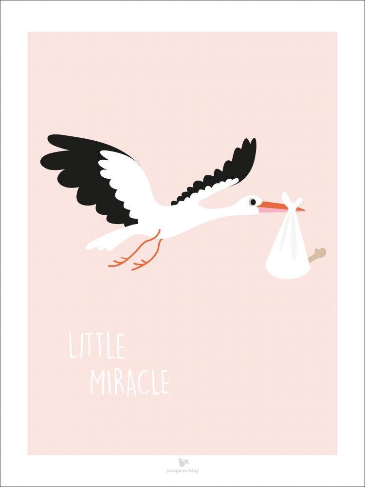 Little miracle Pink Plakat