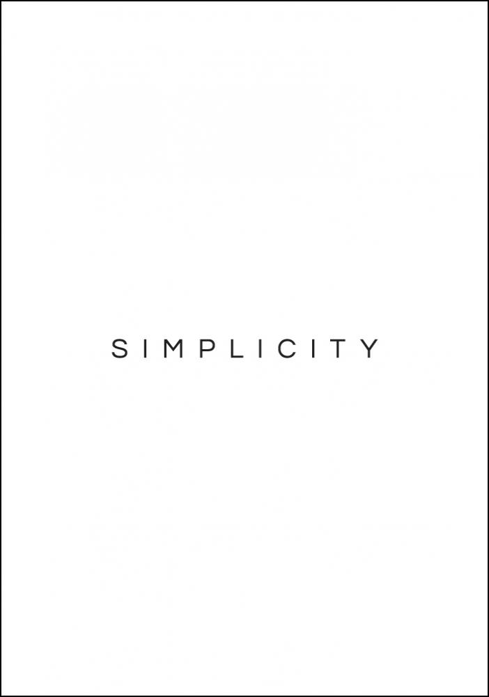 Simplicity Poster Plakat