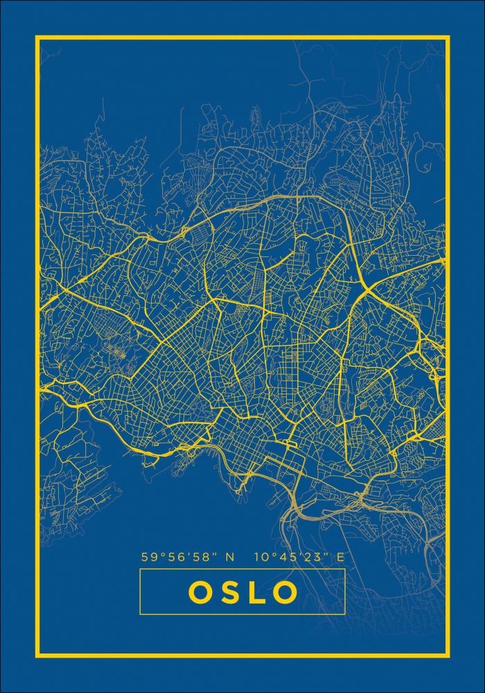 Kart - Oslo - Bl