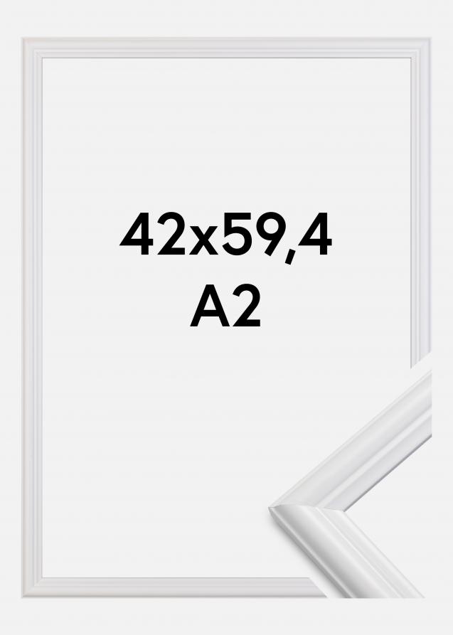 Ramme Siljan Akrylglass Hvit 42x59,4 cm (A2)