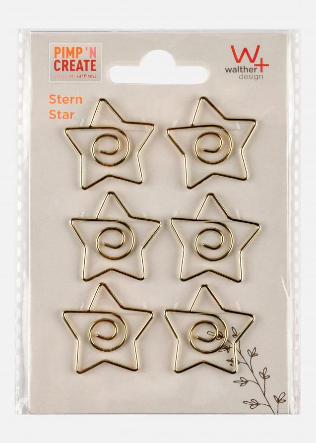 PAC Metall Paperclip Star Gull