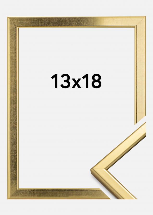Ramme Slim Matt Antirefleksglass Gull 13x18 cm