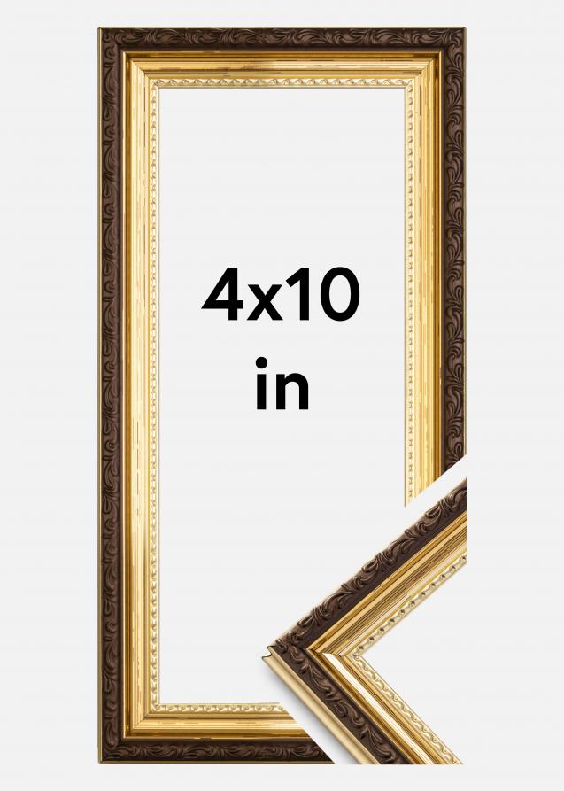 Ramme Abisko Akrylglass Gull 4x10 inches (10,16x25,4 cm)