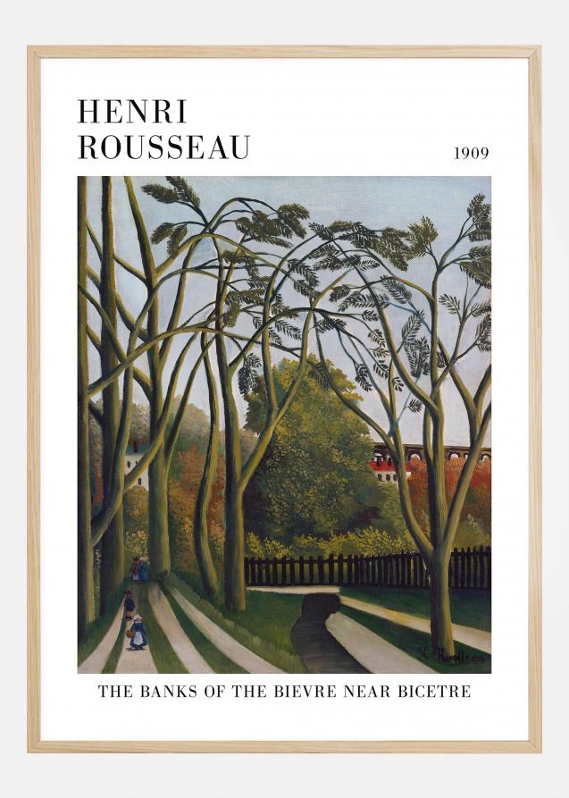 Henri Rousseau - The Banks Of The Bier Near Bicetre Plakat