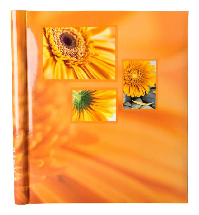 Singo Album Selvklebende Orange (20 Hvite sider / 10 blad)