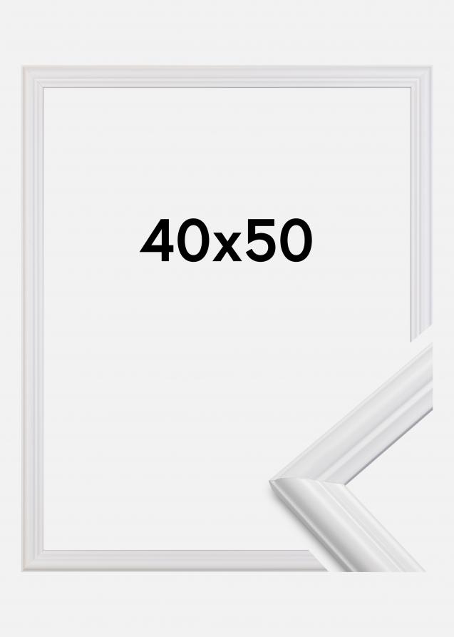 Ramme Siljan Akrylglass Hvit 40x50 cm