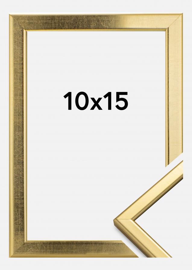 Ramme Slim Matt Antirefleksglass Gull 10x15 cm