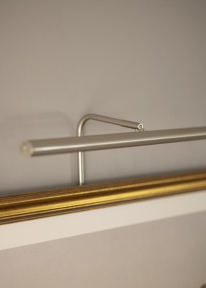 Gallery LED 60 cm for rammebredde +90 cm Maleribelysning - Nikkel