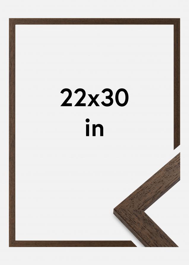 Ramme Brown Wood Akrylglass 22x30 inches (55,88x76,2 cm)