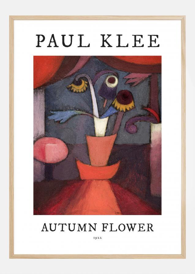 Paul Klee - Autumn Flower 1922 Plakat