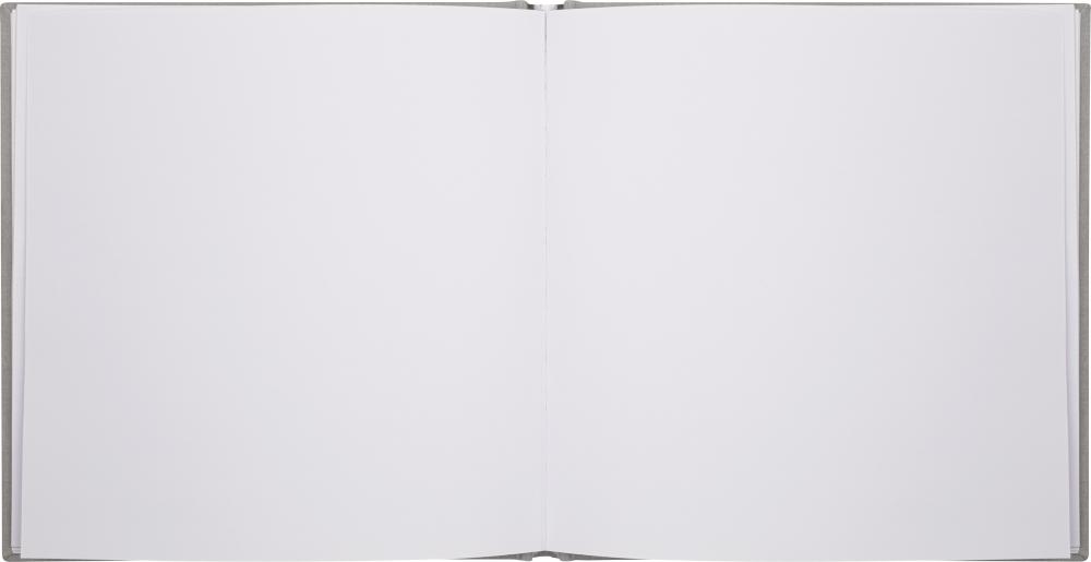 Guest Book Gr 18x18 cm (96 Hvite sider / 48 Ark)