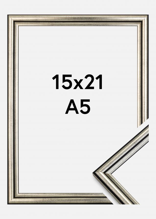 Ramme Horndal Akrylglass Sølv 15x21 cm (A5)