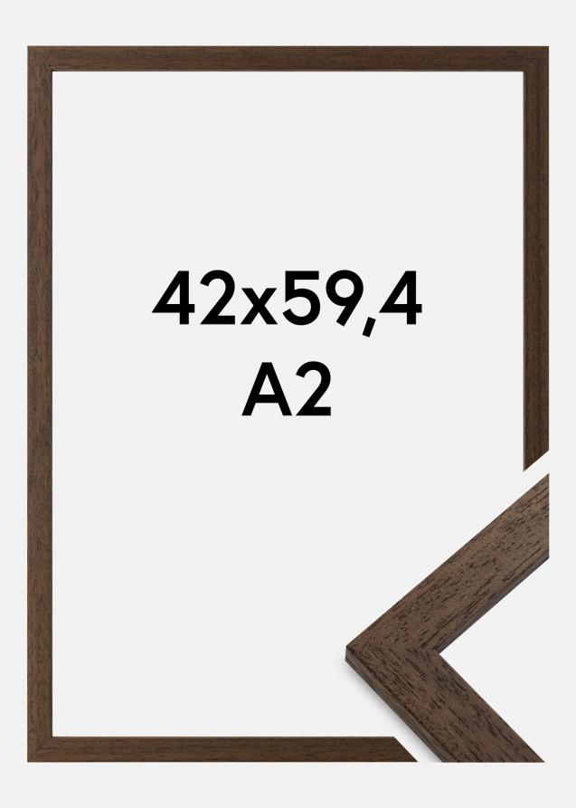 Ramme Brown Wood Akrylglass 42x59,4 cm (A2)