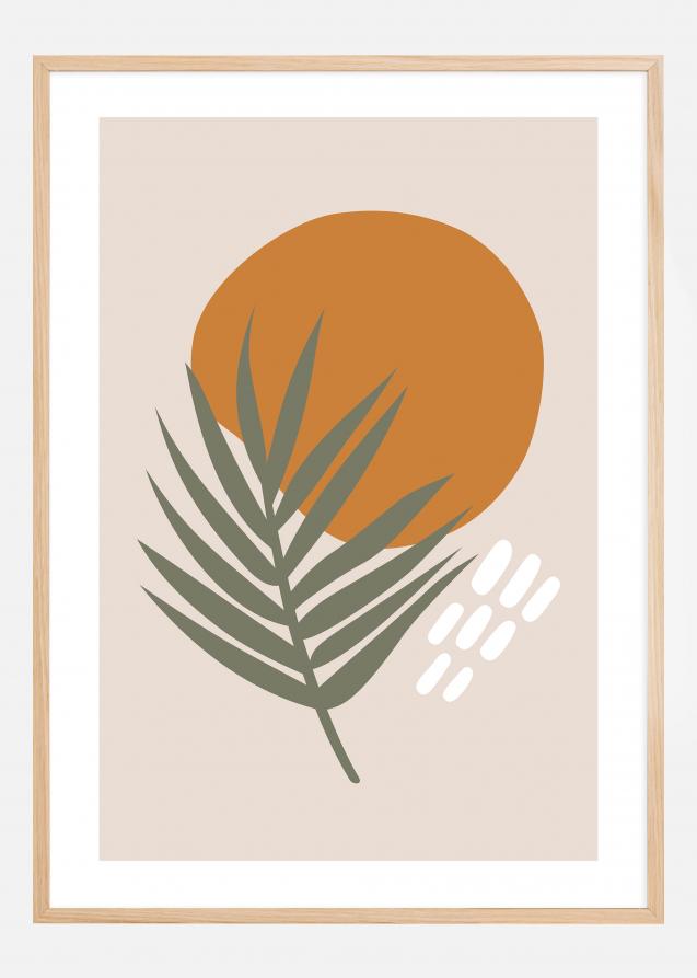 Illustrated Palm Plakat