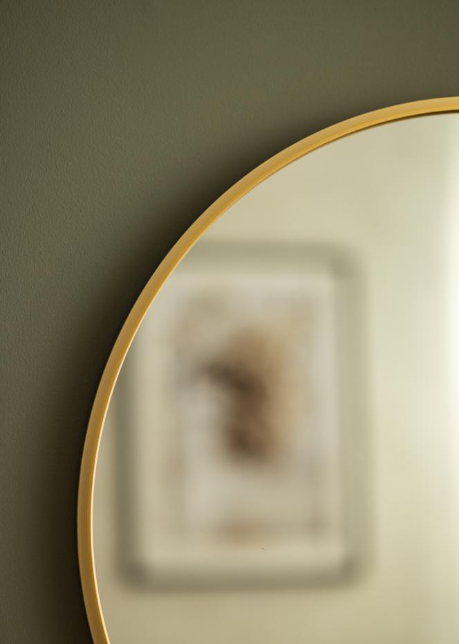 KAILA Round Mirror - Edge Gold 50 cm Ø