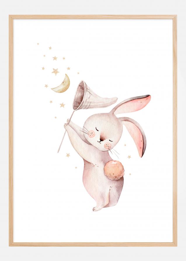 Rabbit catches the moon Plakat