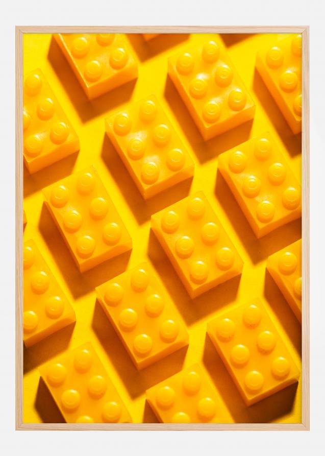 Yellow lego Plakat