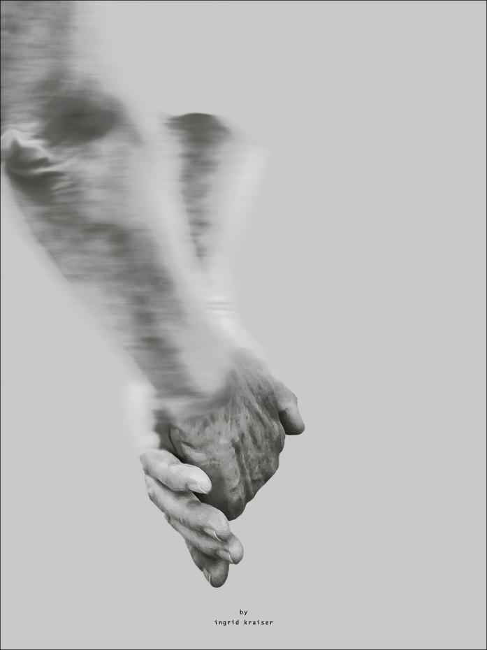 Holding hands Plakat