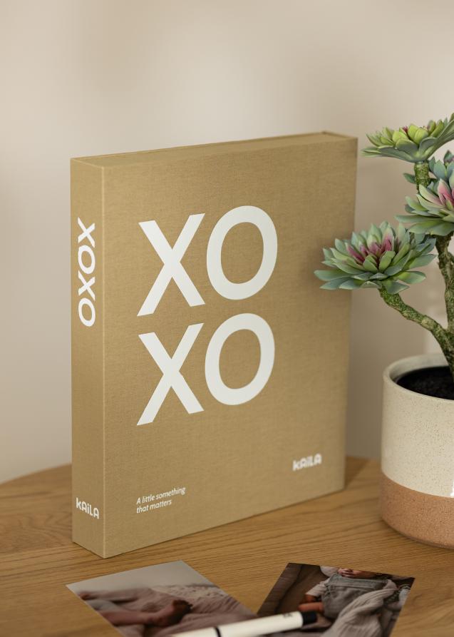KAILA XOXO Vanilla - Coffee Table Photo Album (60 Svarte Sider / 30 Ark)