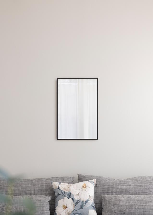 Speil Chicago Matt Svart 41x61 cm