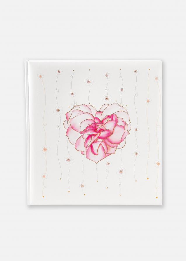 Scent of Roses Bryllupsalbum - 30x31 cm (60 Hvite sider / 30 ark)