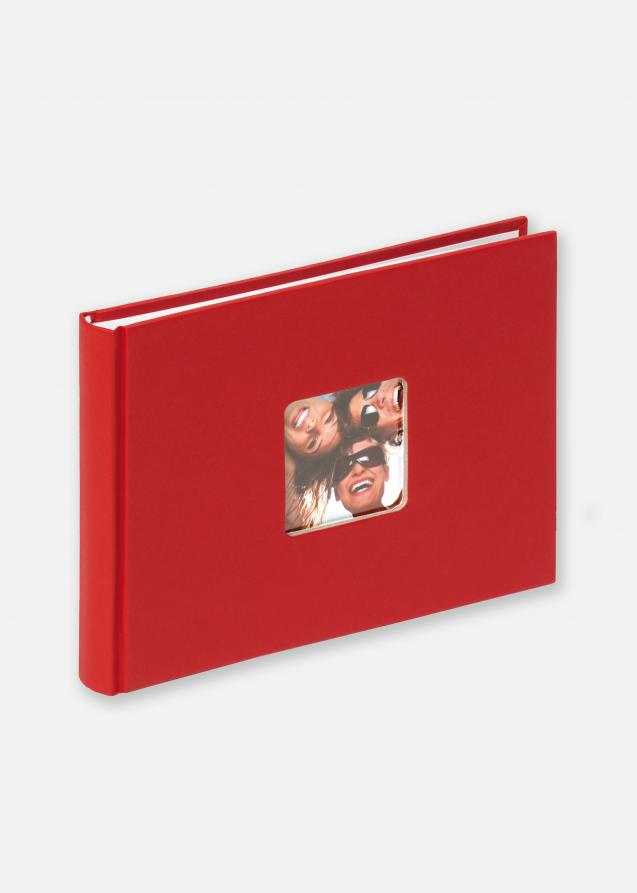 Fun Rød - 22x16 cm (40 Hvite sider)