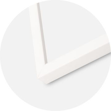 Bilderamme Hvit Smal 21 x 30 cm