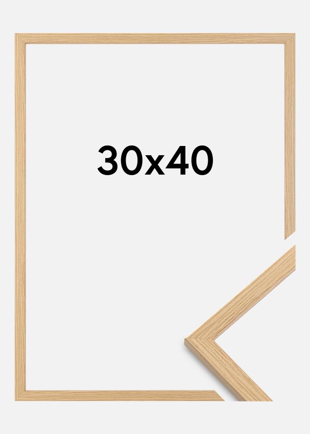 Ramme Valbo Akrylglass Eik 30x40 cm