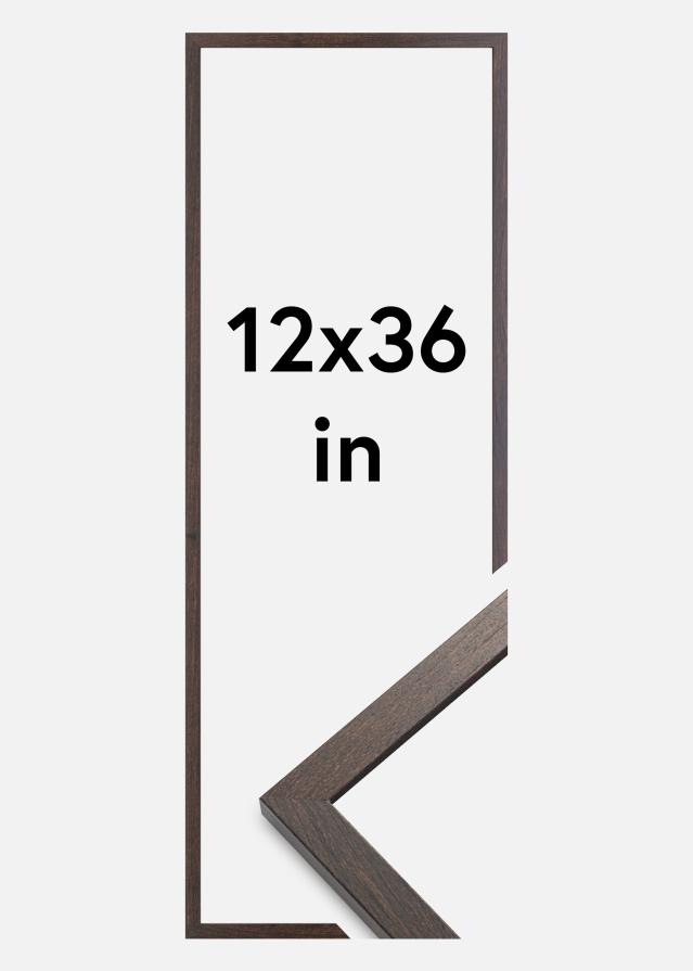 Ramme Trendy Akrylglass Valnøtt 12x36 inches (30,48x91,44 cm)