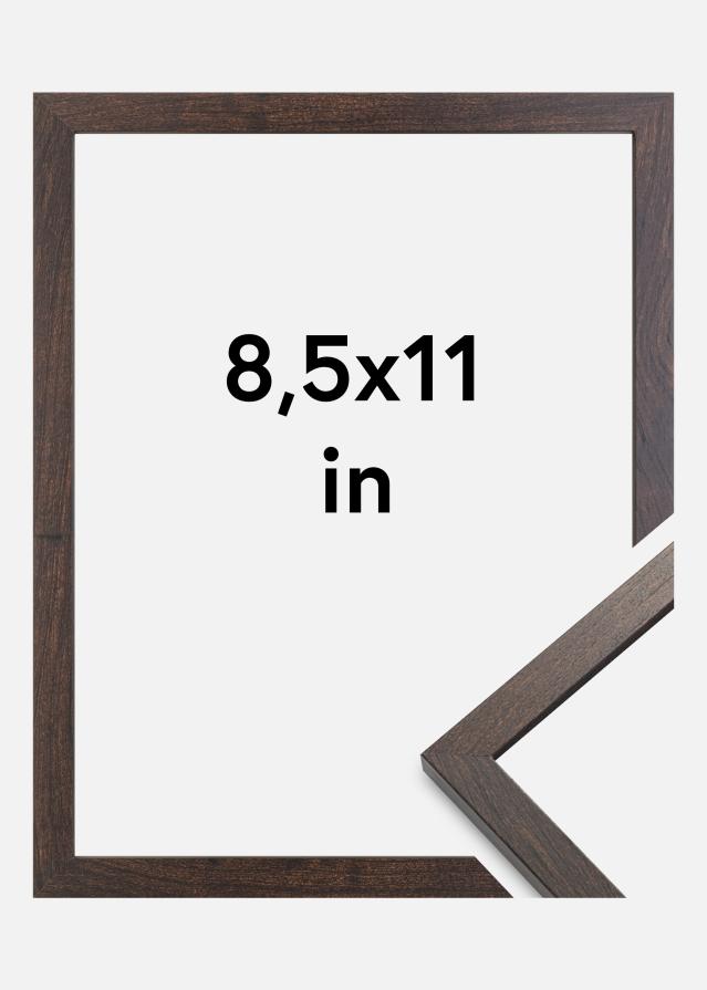 Ramme Trendy Akrylglass Valnøtt 8,5x11 inches (21,59x27,94 cm)
