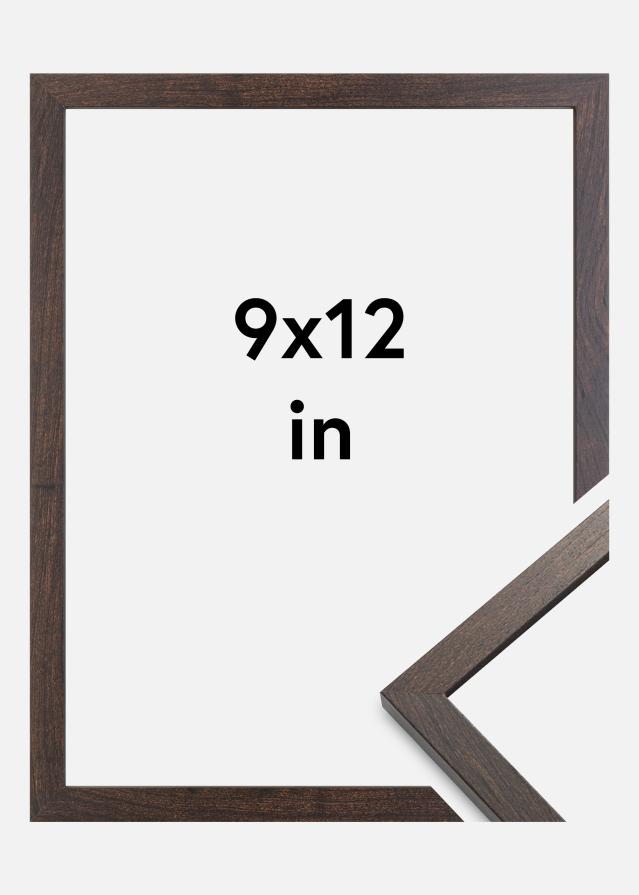 Ramme Trendy Akrylglass Valnøtt 9x12 inches (22,86x30,45 cm)