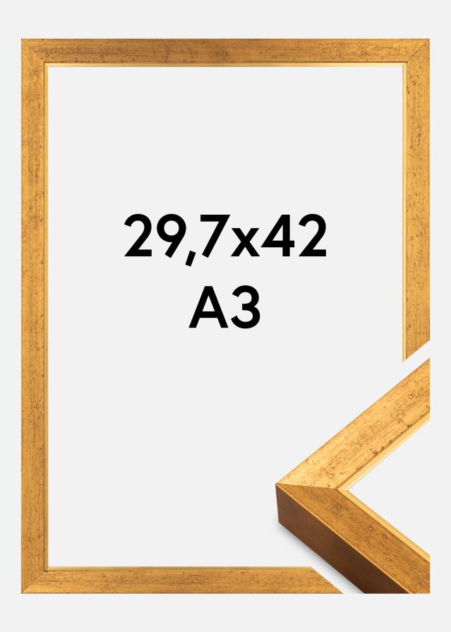 Ramme Brema Akrylglas Gull 29,7x42 cm (A3)