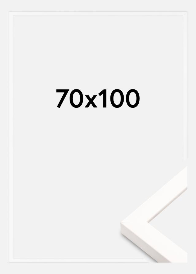 Ramme Brooke Akrylglass Hvit 70x100 cm