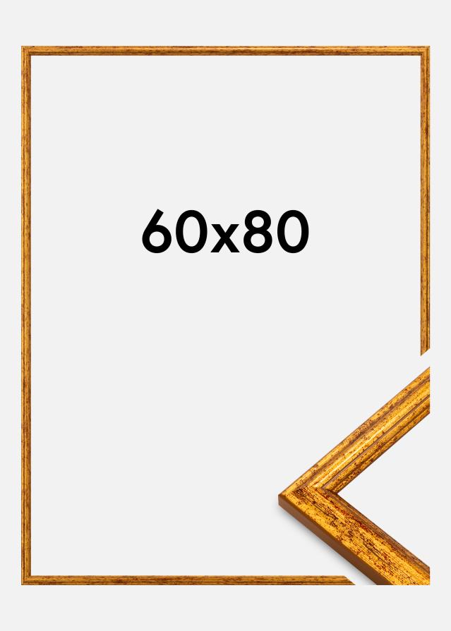 Ramme Claudia Akrylglass Gull 60x80 cm