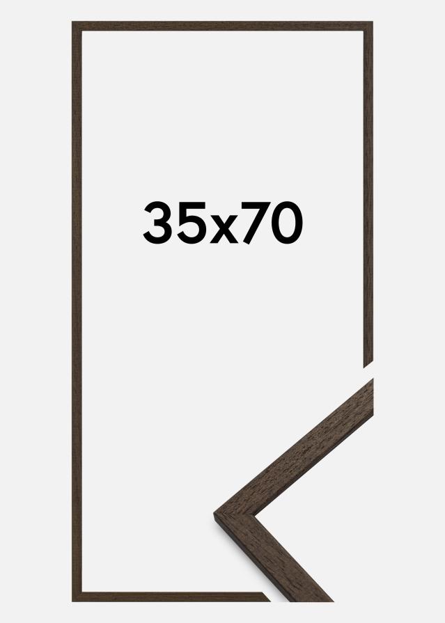 Ramme Edsbyn Akrylglass Valnøtt 35x70 cm