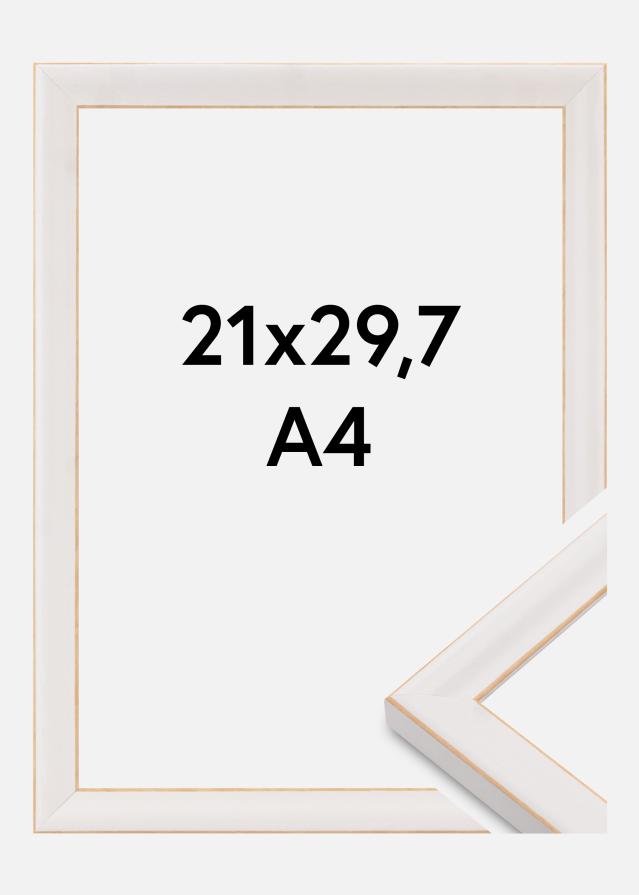 Ramme Marie Claire Akrylglass Hvit 21x29,7 cm (A4)