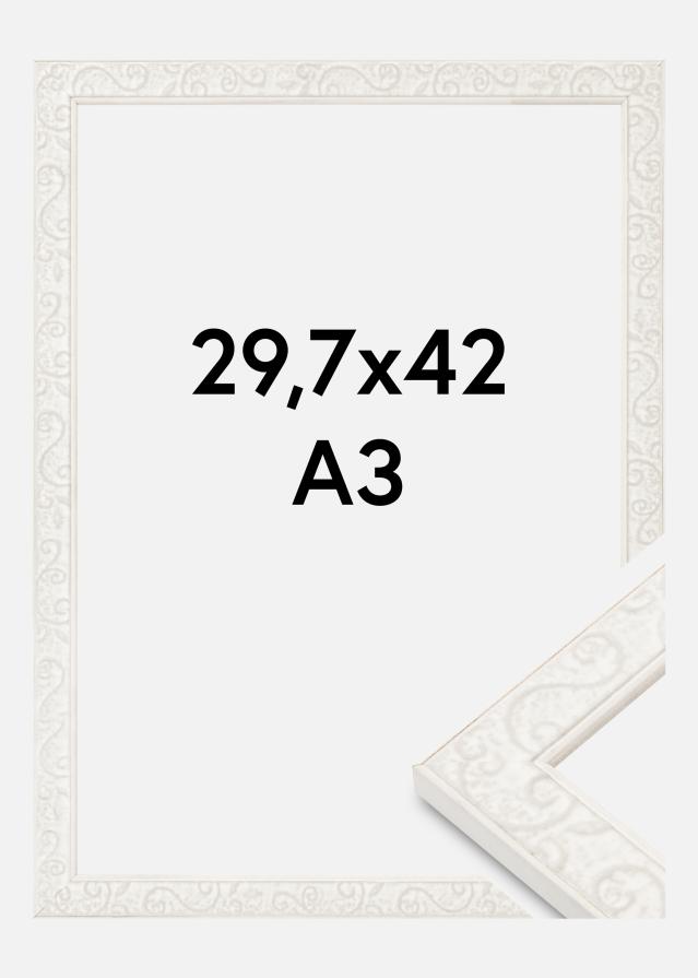 Ramme Milton Akrylglass Hvit 29,7x42 cm (A3)