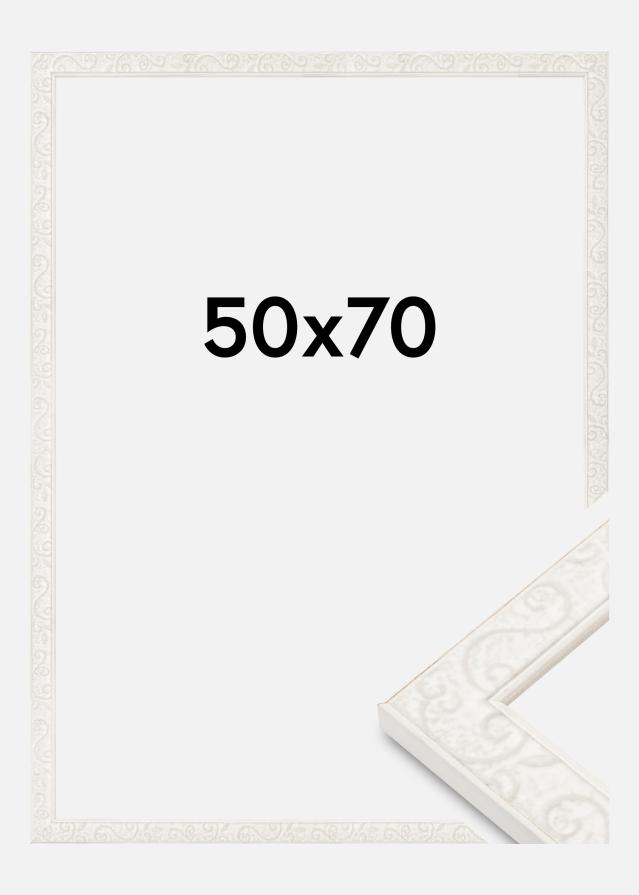 Ramme Milton Akrylglass Hvit 50x70 cm