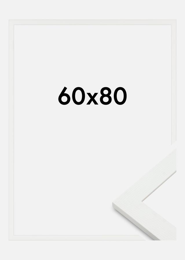 Ramme Sandra Akrylglass Hvit 60x80 cm